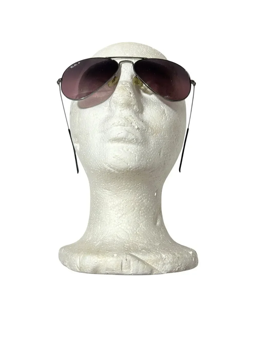 Ray Ban Aviator Large Metal RB3025 58mm Italy Polarized 3P Sunglasses w/Case